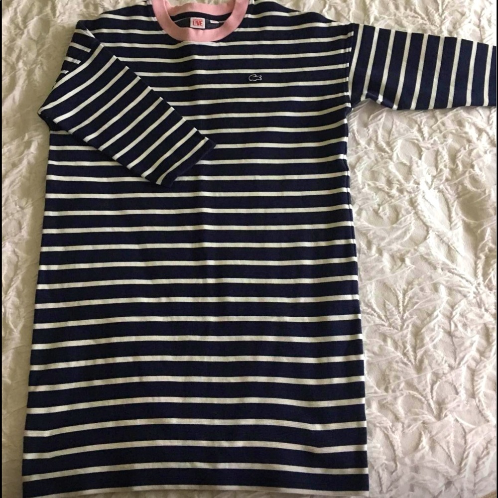 Lacoste T-shirt Dress Sz S